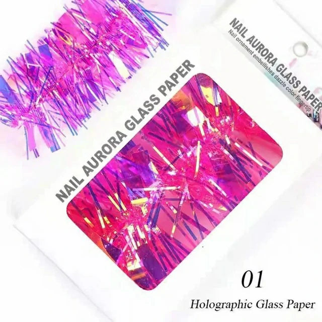 Aurora Effect Shattered Glass Paper