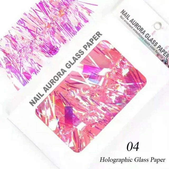 Aurora Effect Shattered Glass Paper