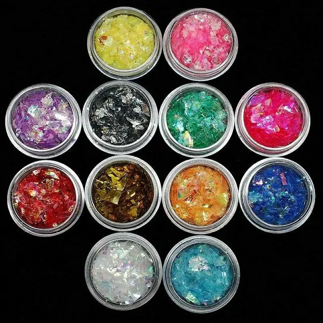 Aurora Flakes Box (Set Of 12 Colors)