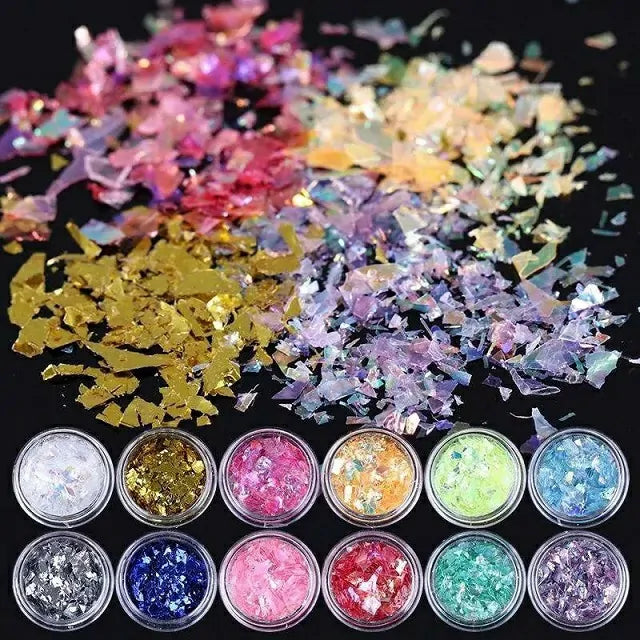 Aurora Flakes Box (Set Of 12 Colors)