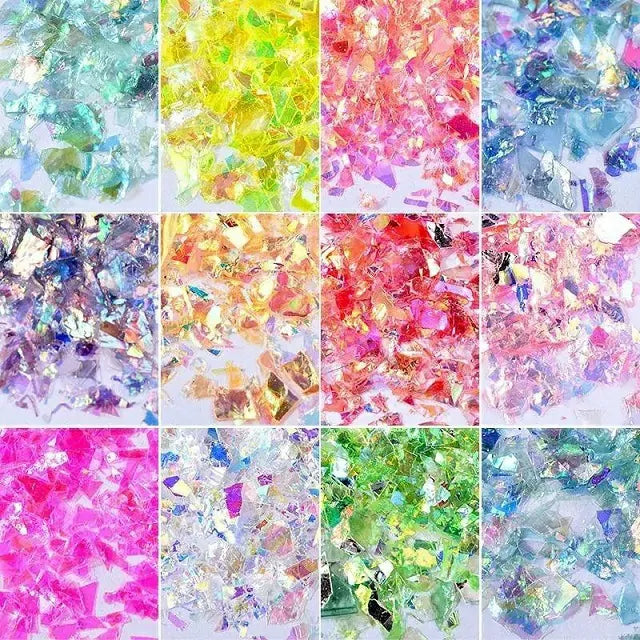 Aurora Flakes Box (Set Of 12 Colors)