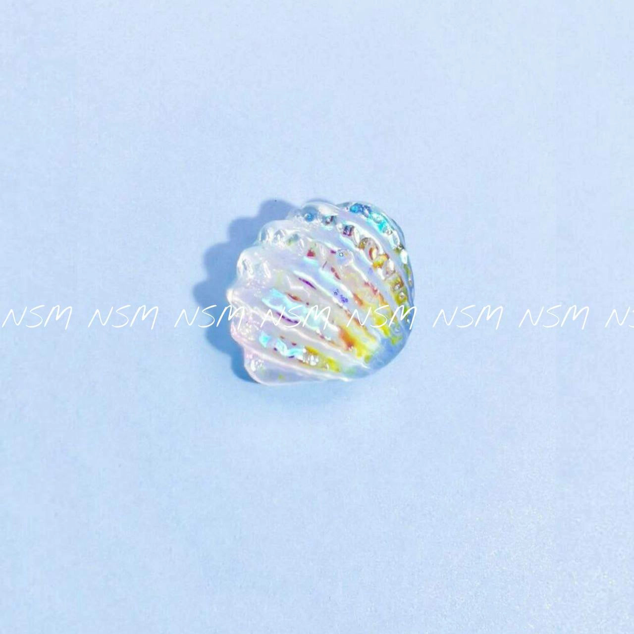 Aurora Sea Shell Nail Charms (Pack Of 10 Pcs)