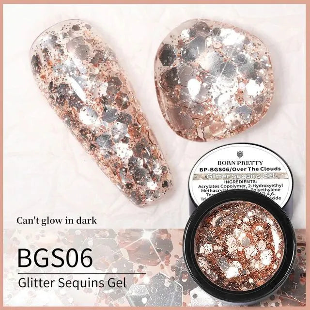 Born Pretty Over The Clouds Glitter Sequins Gel BGS06 (5gm)