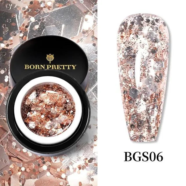 Born Pretty Over The Clouds Glitter Sequins Gel BGS06 (5gm)