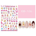 Barbie Nail Art Sticker Sheet (EB-104)