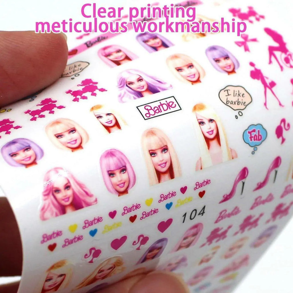 Barbie Nail Art Sticker Sheet (EB-104)