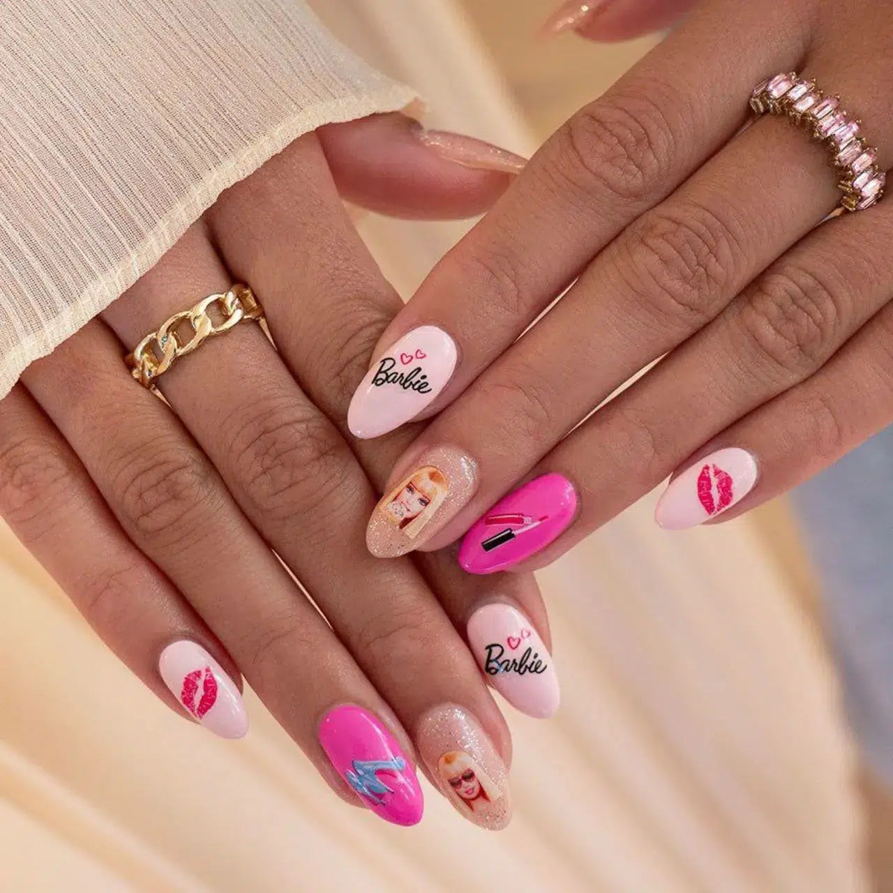 Barbie Nail Art Sticker Sheet (EB-105)