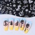 Beach Themed Big Stamping Plate