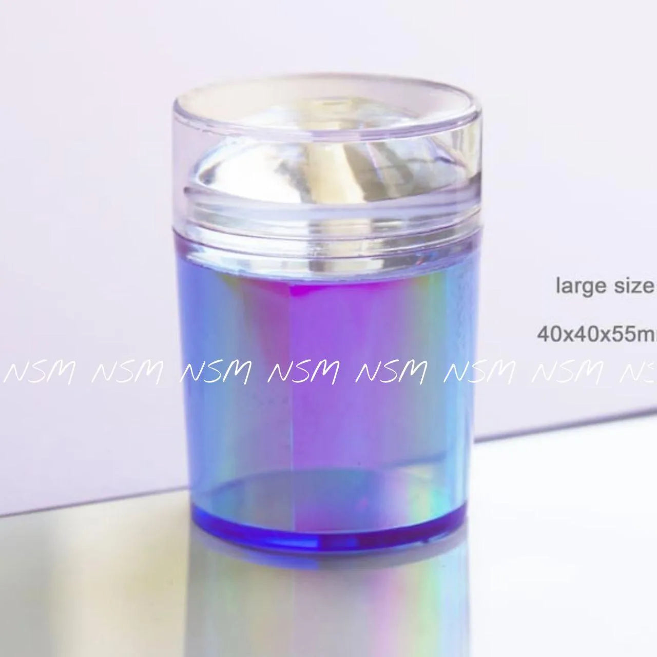 Big Size Aurora Nail Art Stamp With Scrapper (Random Color)