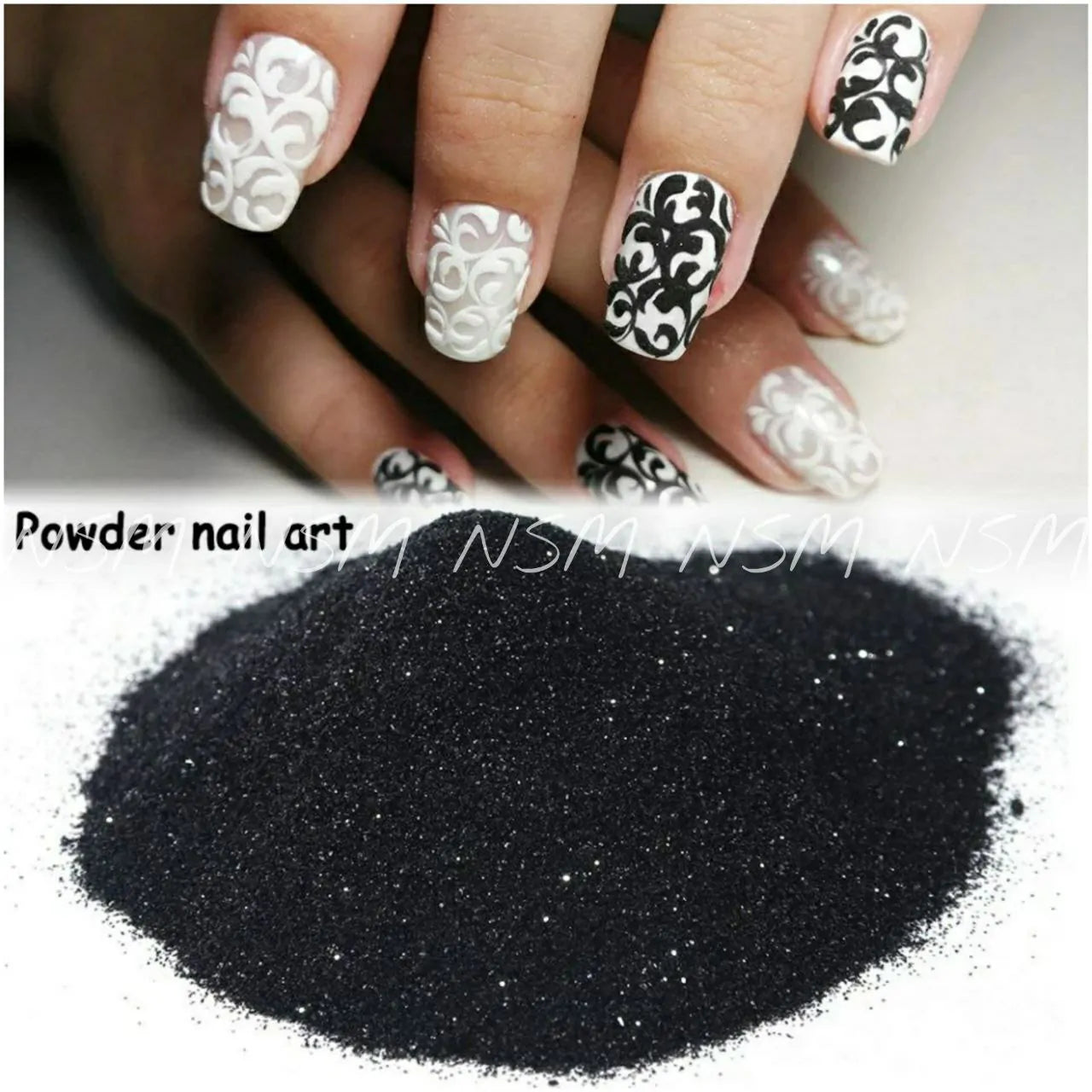 Black Sugar Nail Powder (5gm)
