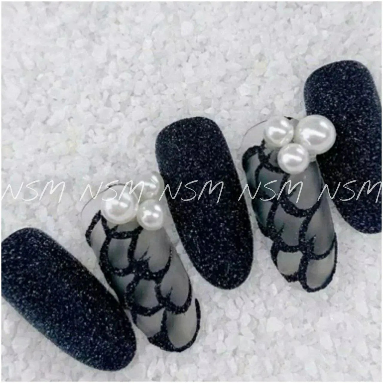 Black Sugar Nail Powder (5gm)