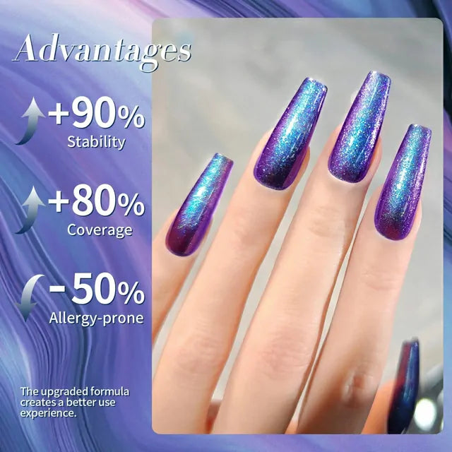 Born Pretty Blue Purple Chameleon Gel Polish Mirage BS01 (10ml)