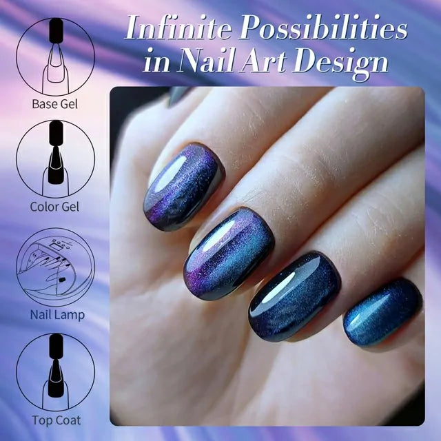 Born Pretty Blue Purple Chameleon Gel Polish Mirage BS01 (10ml)