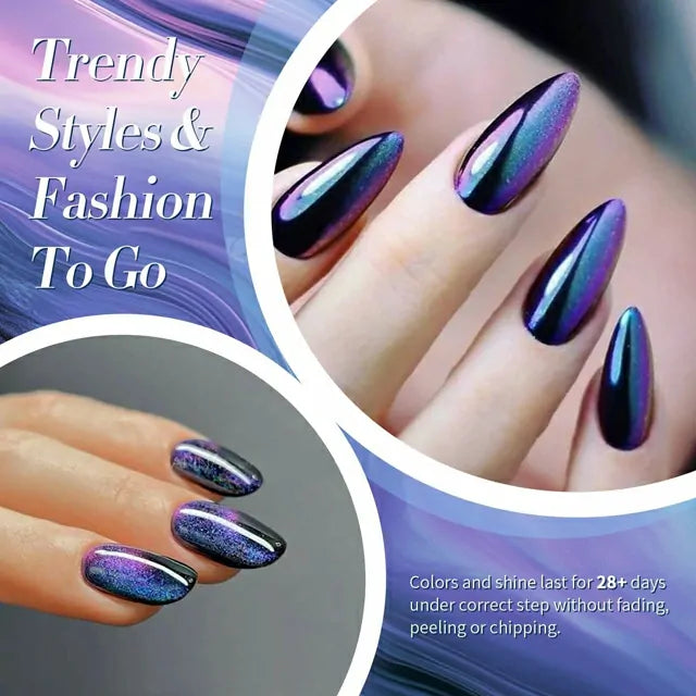 Born Pretty Blue Purple Chameleon Gel Polish Mirage BS01 (10ml)