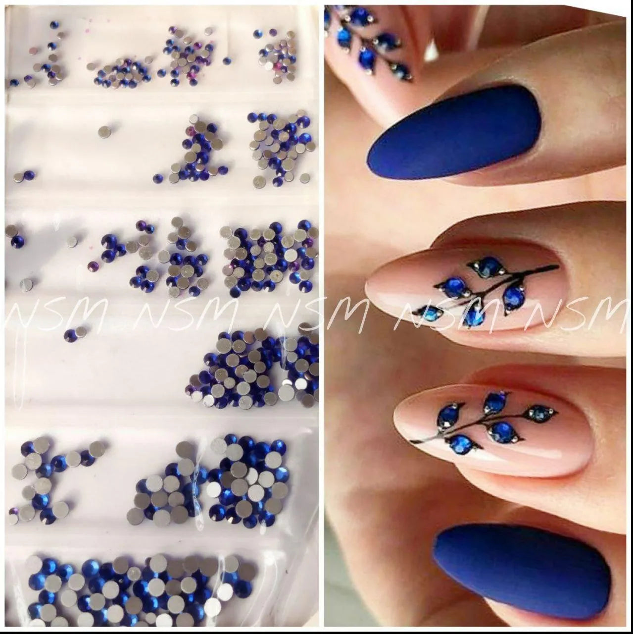 Blue Rhinestone Sheets