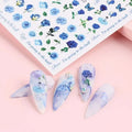 Blue Roses Sticker Sheets (F862)