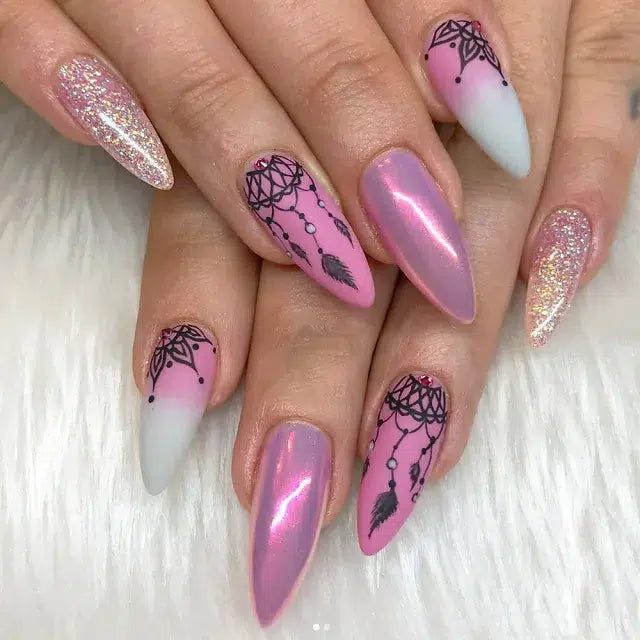 Bohemian Jewelry Nail Stamping Plate (XY-N09)