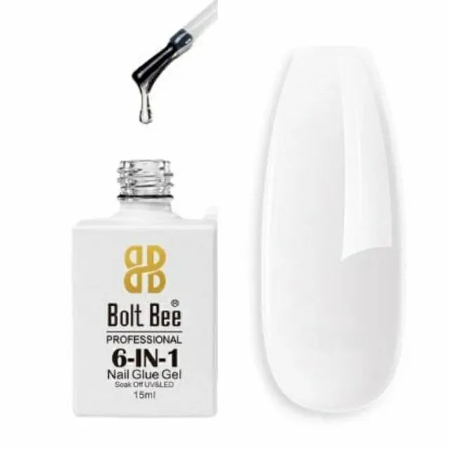 Bolt Bee 6 In 1 Nail Glue Gel (15ml)
