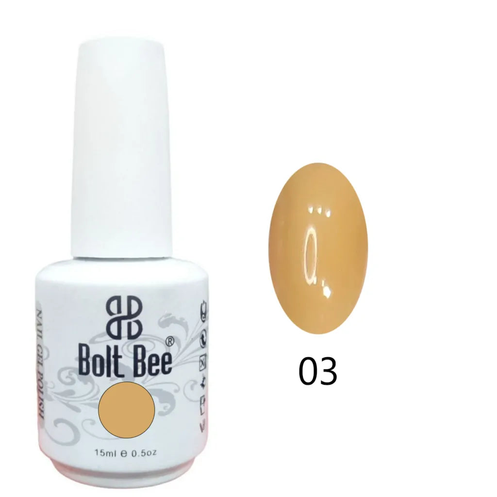 Bolt Bee Gel Polish Round Bottles (15ml)