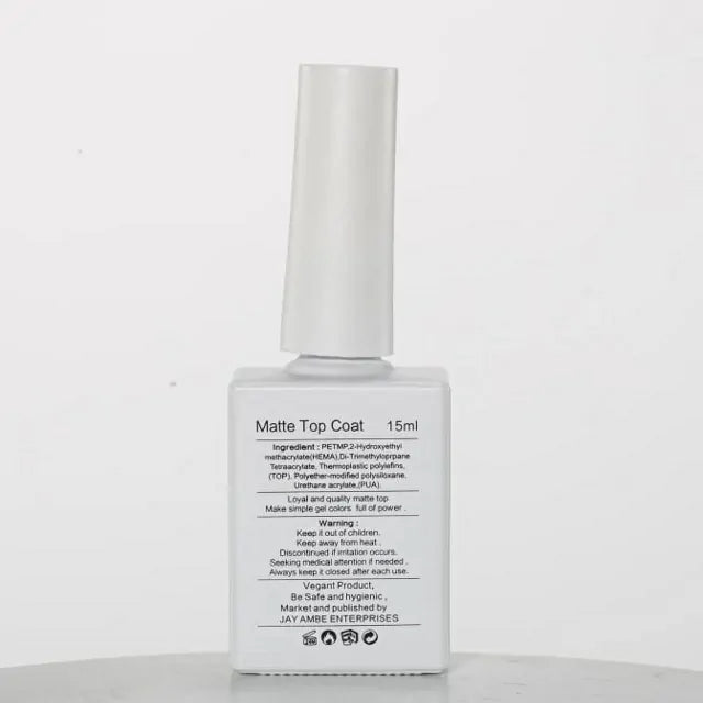 Bolt Bee Matte Top Coat (15ml)