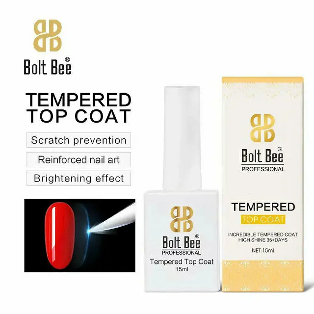 Bolt Bee Tempered Top Coat (15ml)
