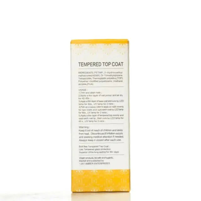 Bolt Bee Tempered Top Coat (15ml)