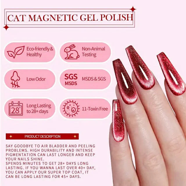 Born Pretty Amber Cat Magnetic Gel Polish CMG-07 (10ml)