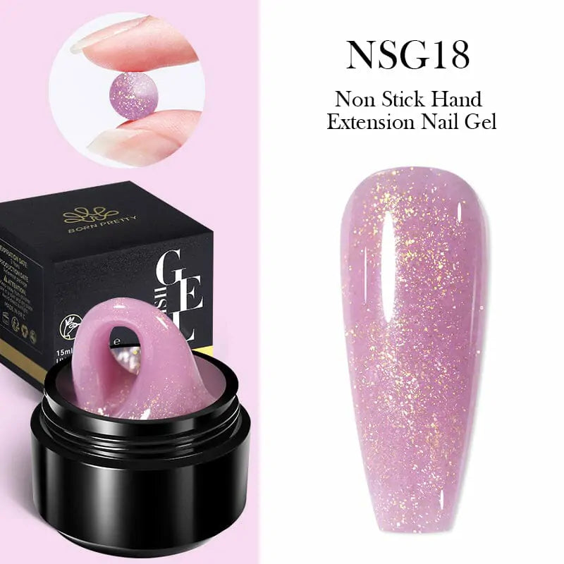 Born Pretty Glitter Non Stick Hand Extension Nail Gel NSG18 (15ml)