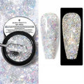 Born Pretty Aurora White Reflective Sequins Glitter Gel RS01 (5gm)