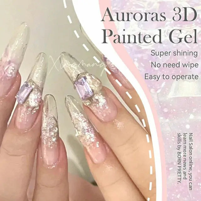 Born Pretty Auroras 3D Painted Gel A03 (5ml)