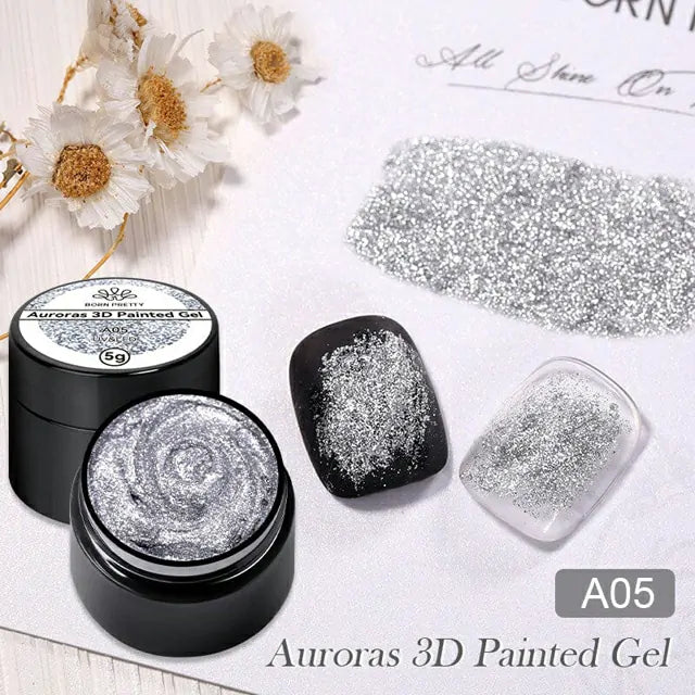 Born Pretty Auroras 3D Painted Gel A05 (5ml)