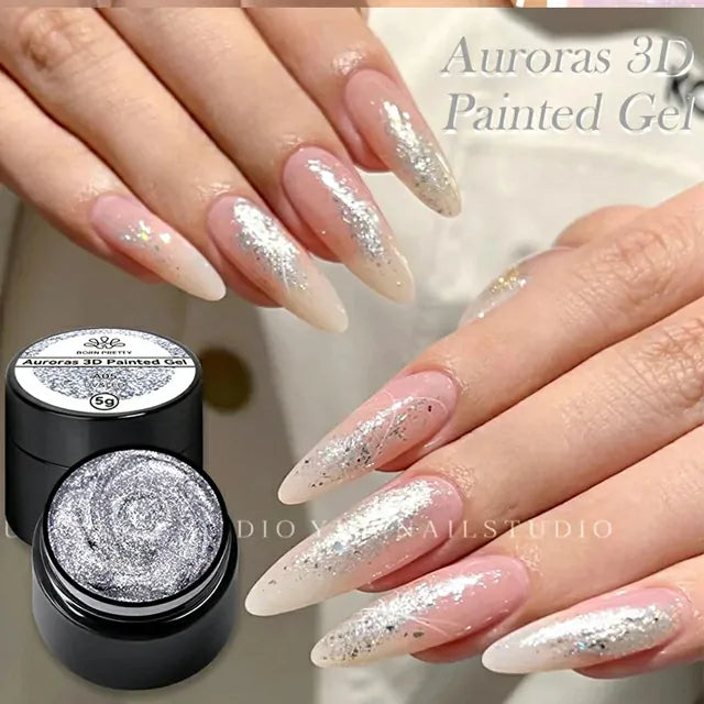 Born Pretty Auroras 3D Painted Gel A03 (5ml)