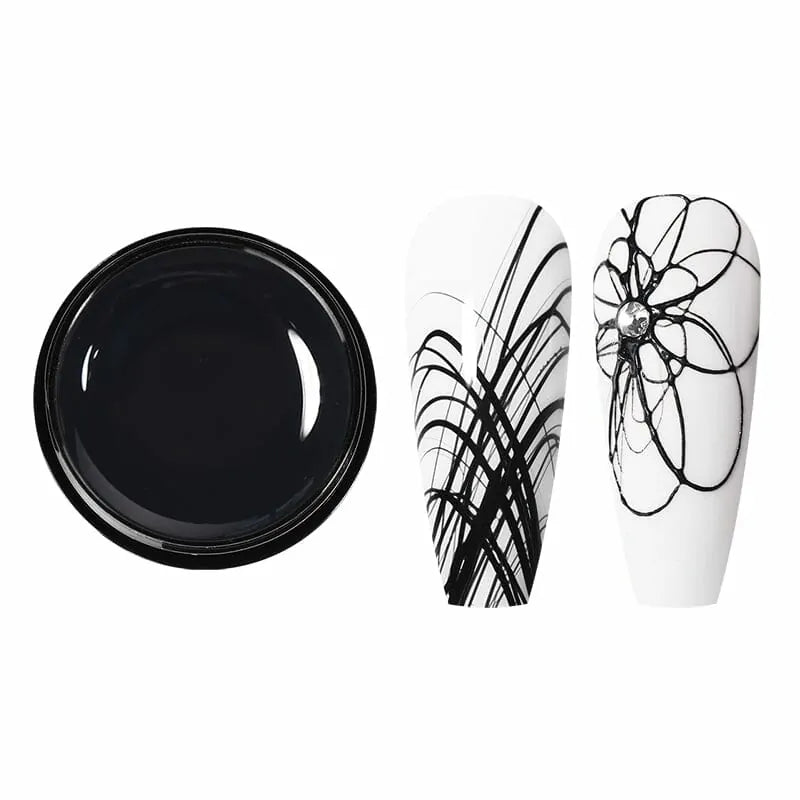 Born Pretty Black Spider Nail Gel SG02 (5gm)