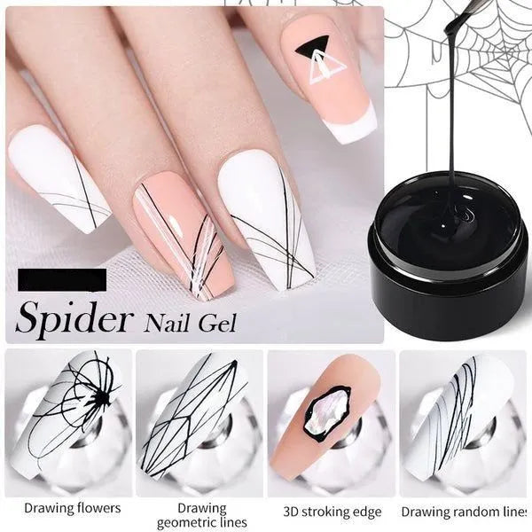 Born Pretty Black Spider Nail Gel SG02 (5gm)