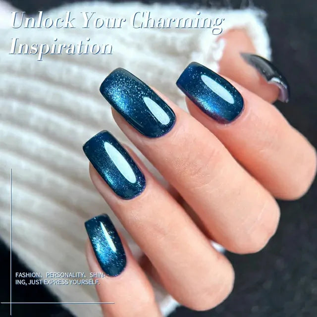 Born Pretty Blue Cat Magnetic Gel Polish - Galaxy MY38 (10ml)