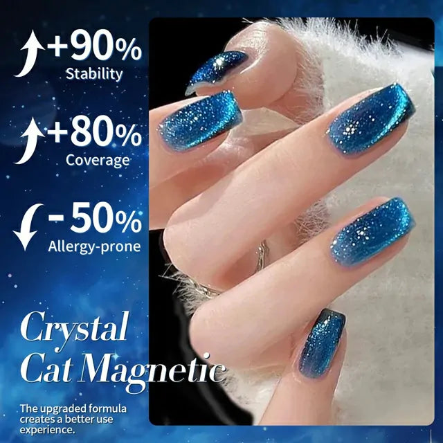 Born Pretty Blue Cat Magnetic Gel Polish - Galaxy MY38 (10ml)