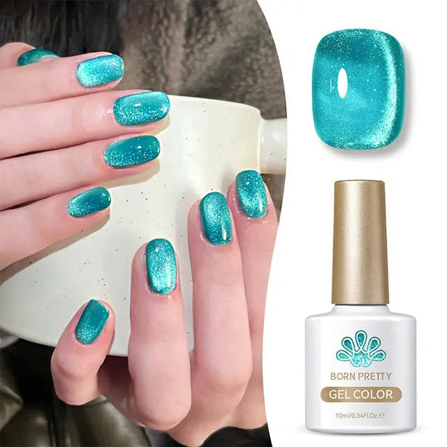 Born Pretty Blue Cat Magnetic Gel Polish - Melbourne MY36 (10ml)