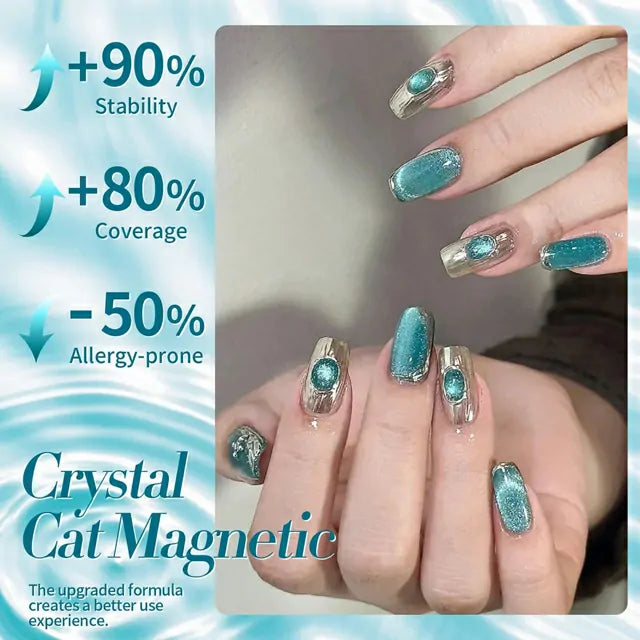 Born Pretty Blue Cat Magnetic Gel Polish - Melbourne MY36 (10ml)
