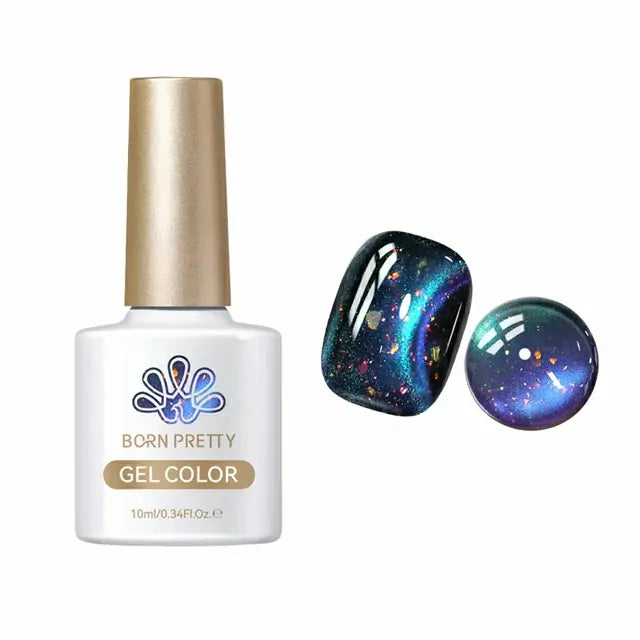 Born Pretty Blue Cat Magnetic Gel Polish â Starry Sky MY35 (10ml)