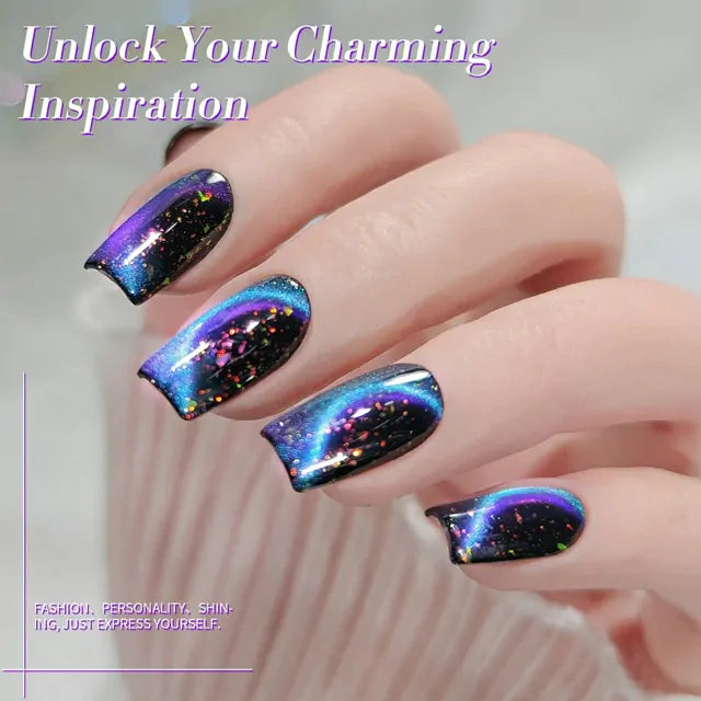 Born Pretty Blue Cat Magnetic Gel Polish â Starry Sky MY35 (10ml)