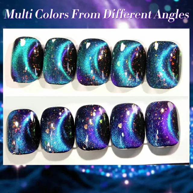 Born Pretty Blue Cat Magnetic Gel Polish â Starry Sky MY35 (10ml)