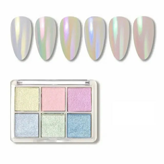 Born Pretty Chrome Palette F6S-01 (6 in 1)