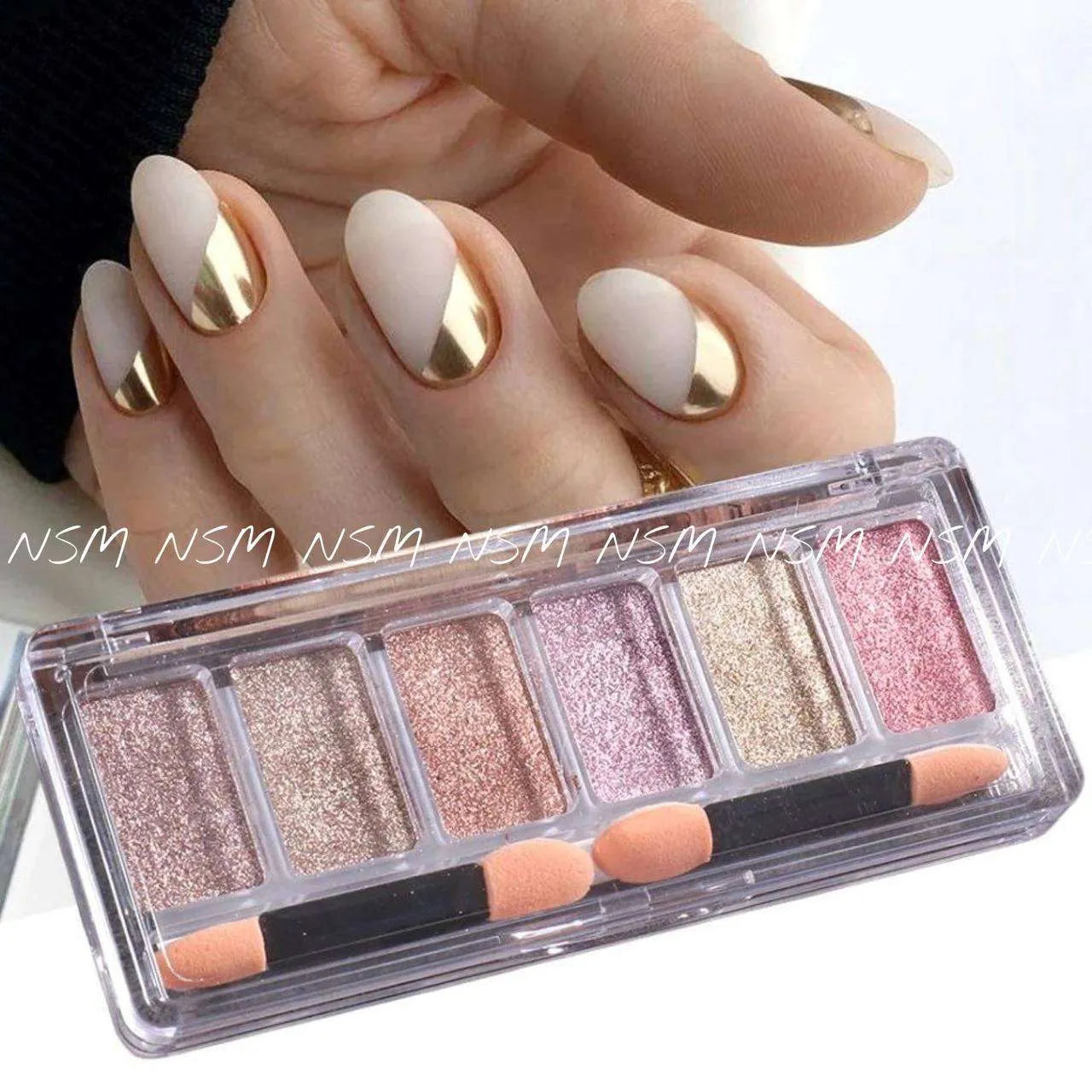 Born Pretty 6 in 1 Chrome Palette