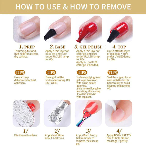 Born Pretty Color Party Series Gel Polish BWH82 (7ml)