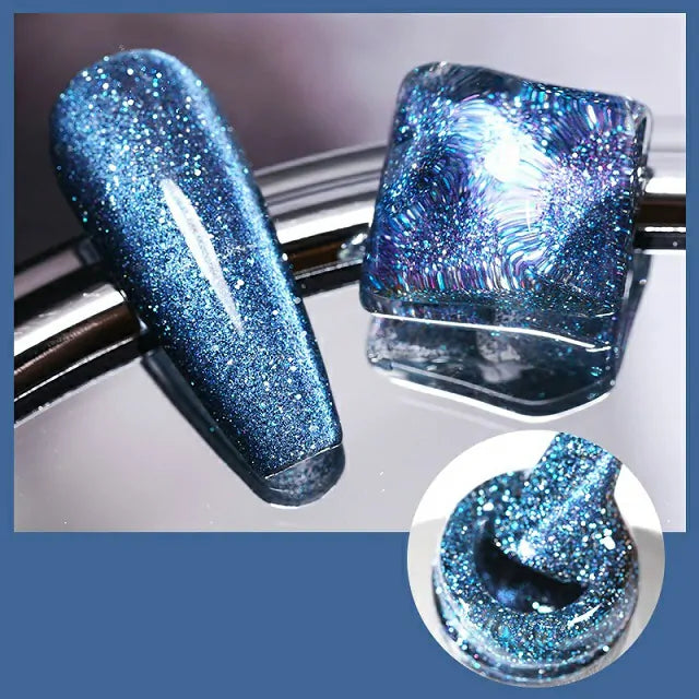 Born Pretty Colorful Flowing Spar Cat Eye Gel Polish (7ml)