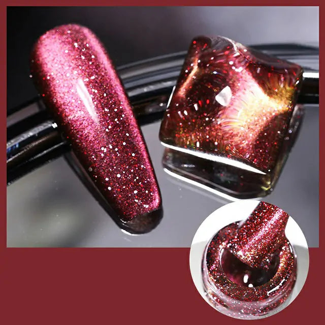 Born Pretty Colorful Flowing Spar Cat Eye Gel Polish (7ml)