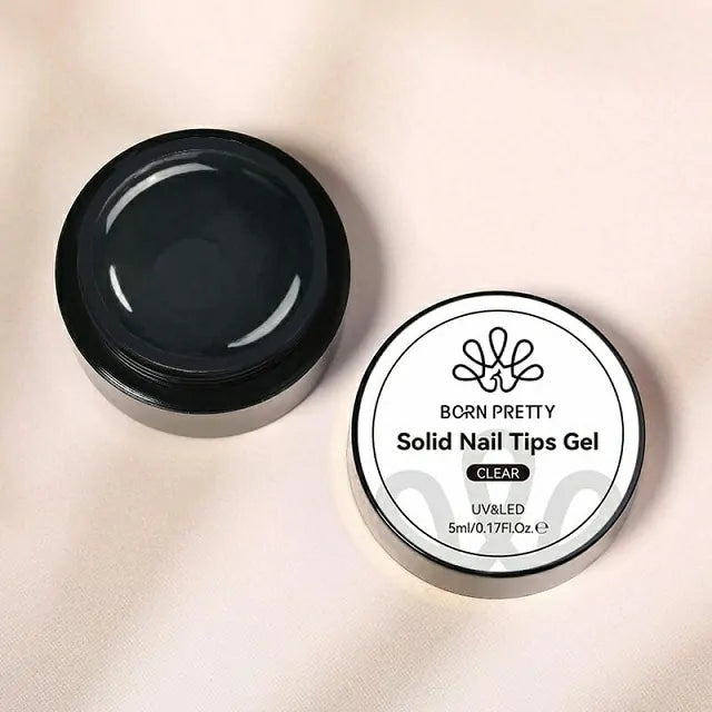 Born Pretty Colorful Solid Nail Tips Gel Clear (5gm)