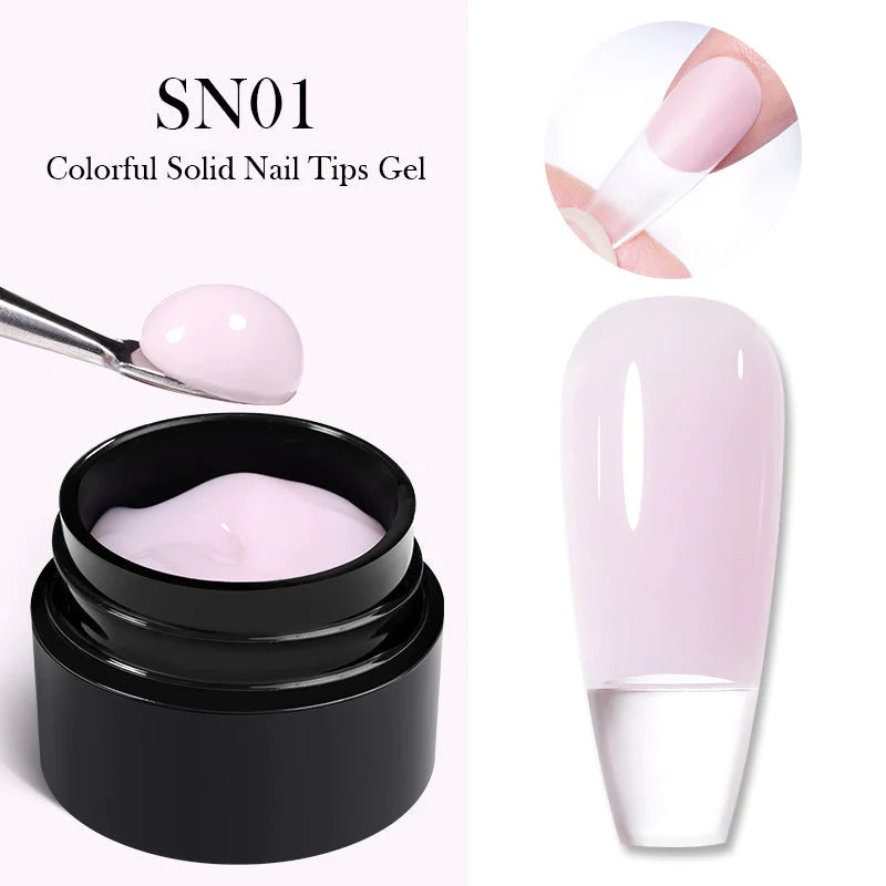 Born Pretty Colorful Solid Nail Tips Gel SN01 (5gm)