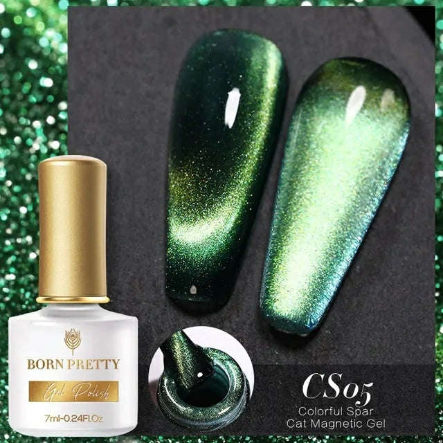 Born Pretty Colorful Spar Cat Magnetic Gel Polish CS05 (7ml)