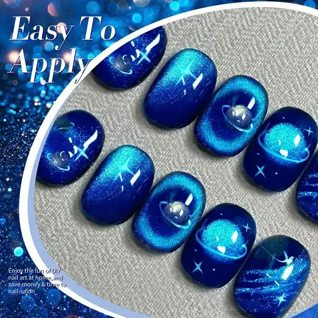 Born Pretty Crystal Cat Magnetic Gel-Blue Ore MY47 (10ml)